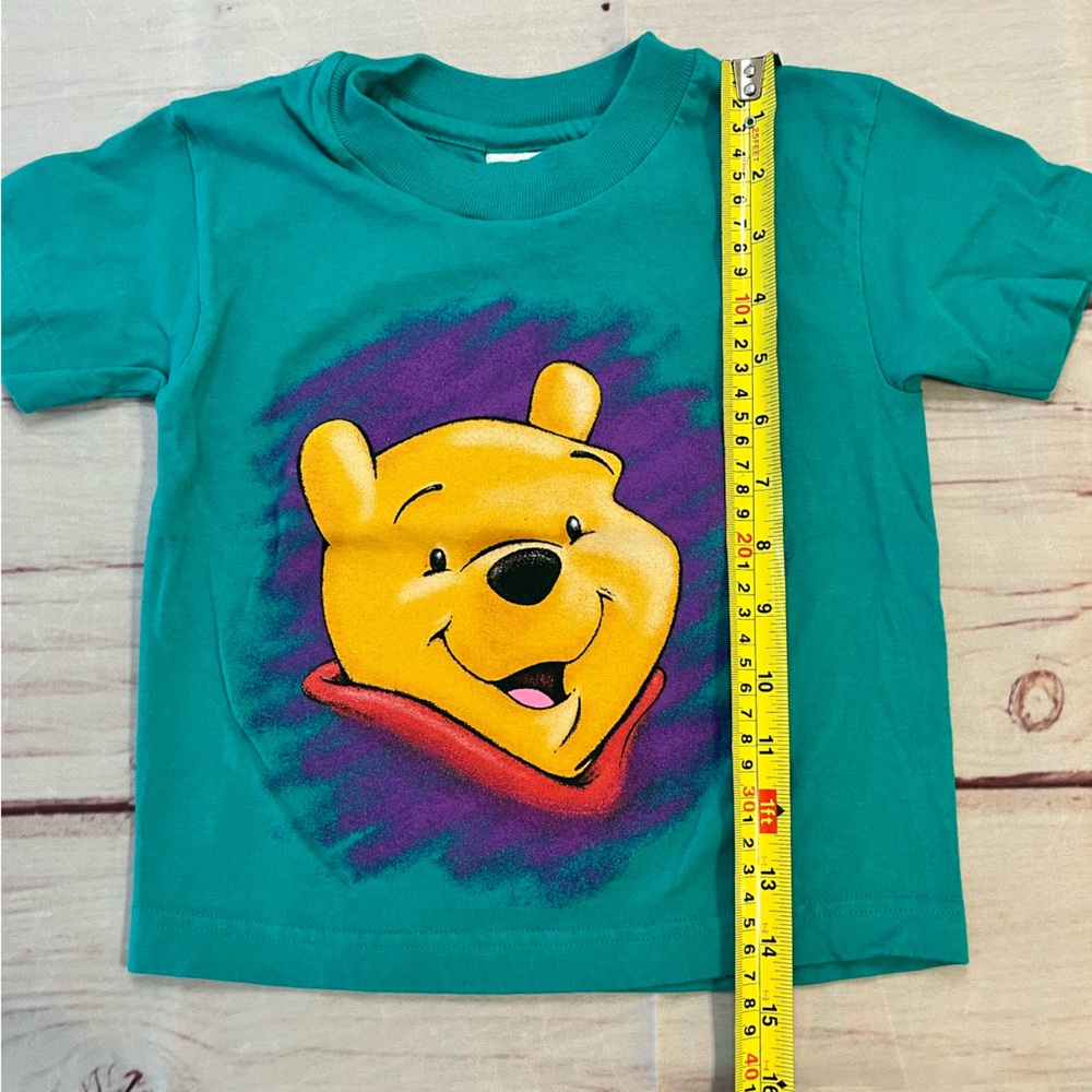 Vintage Girls' XS Disney Winnie the Pooh Green T-shirt - Picture 6 of 6
